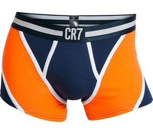 Royal Blue and Orange Stripe Playboy Short